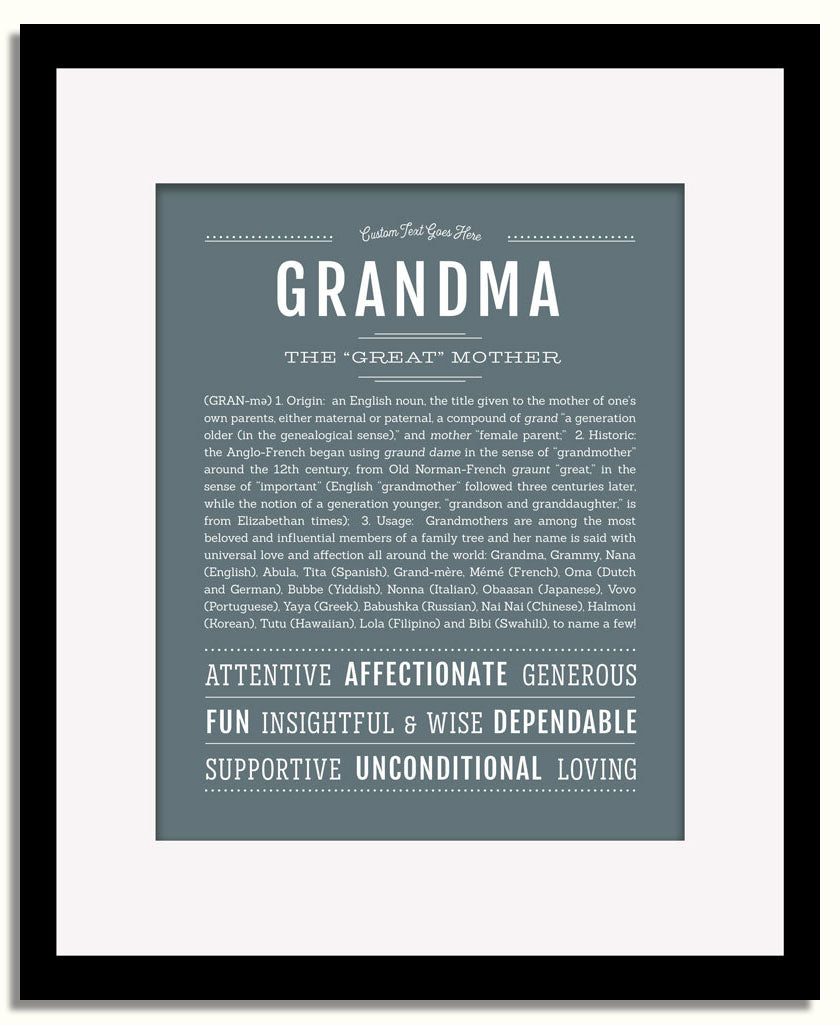 Frame Options | Night Rendezvous | Black Frame, Matted