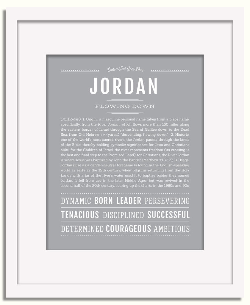 Frame Options | Light Gray | White Frame, Matted