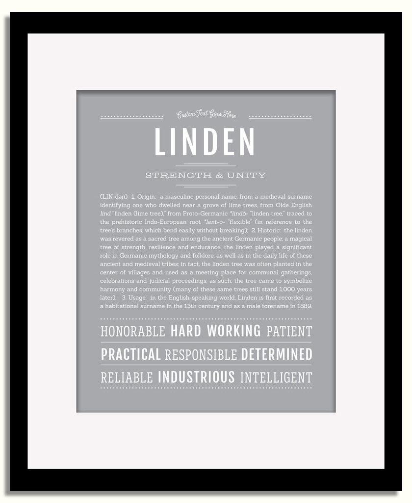 Frame Options | Sage | Black Frame, Matted