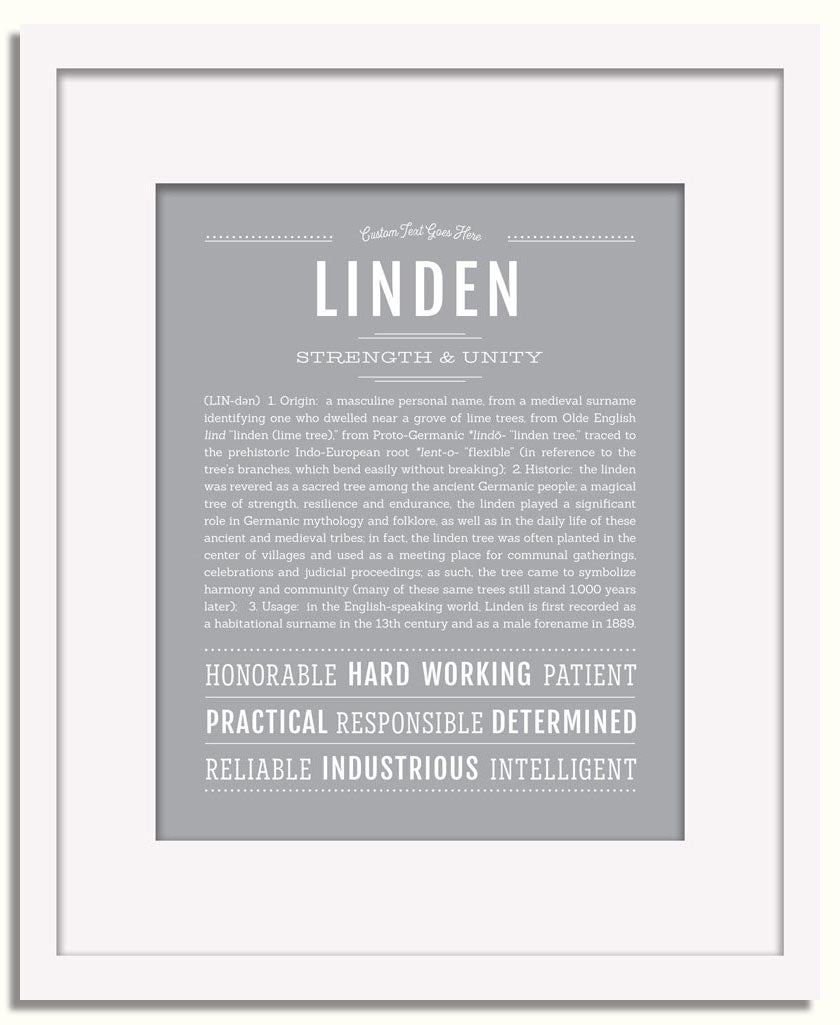 Frame Options | Light Gray | White Frame, Matted