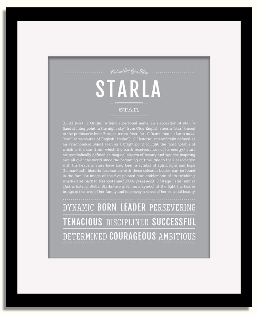 Frame Options | Sage | Black Frame, Matted