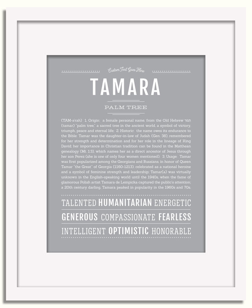 Frame Options | Light Gray | White Frame, Matted