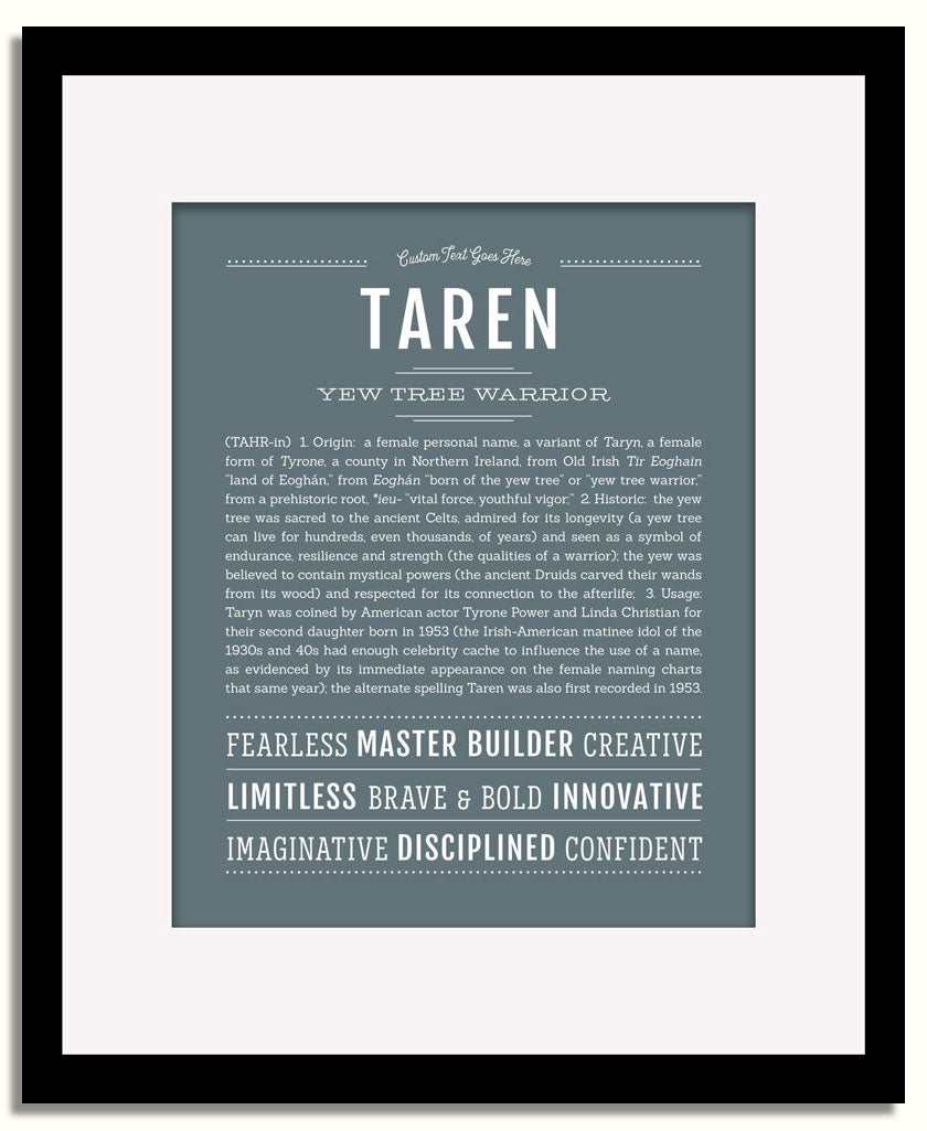 Frame Options | Night Rendezvous | Black Frame, Matted