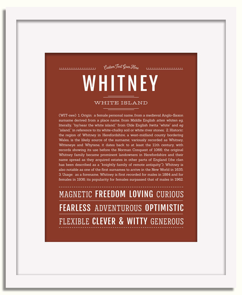 Frame Options | Bordeaux | White Frame, Matted