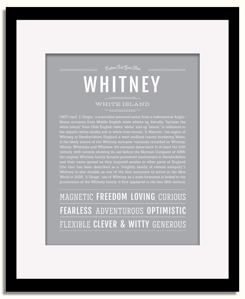 Frame Options | Sage | Black Frame, Matted