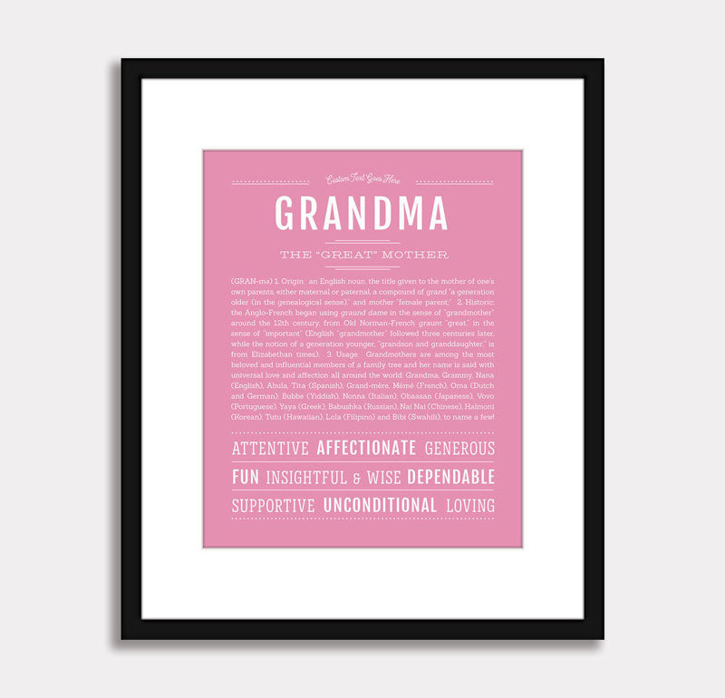 Frame Options | Navy Blue | Black Frame, Matted