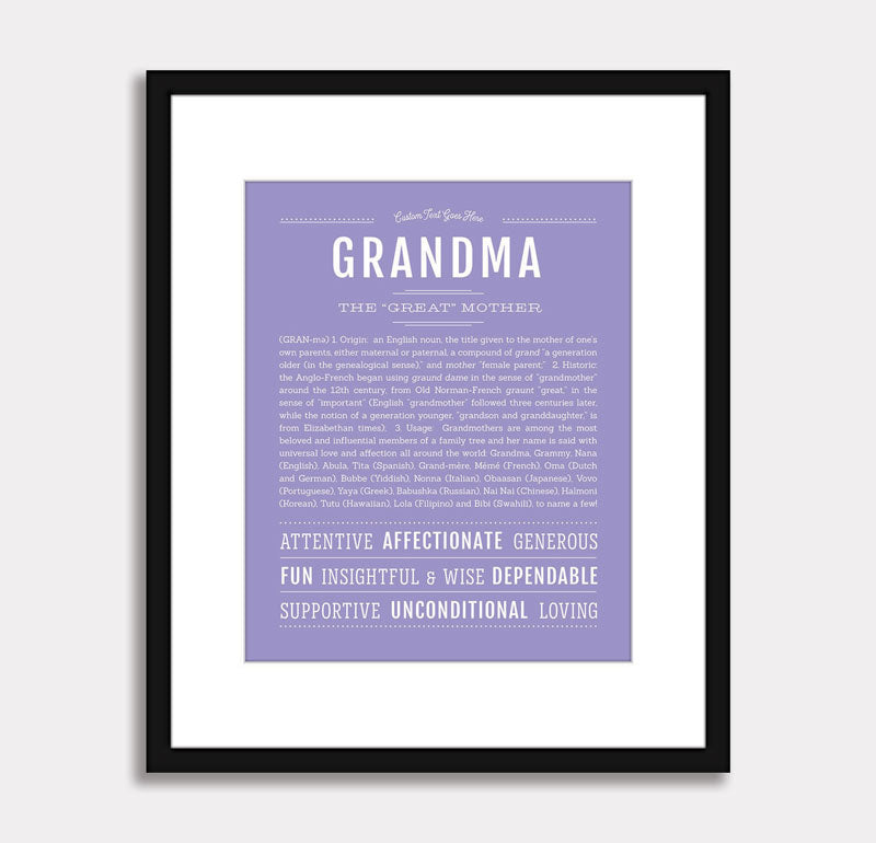 Frame Options | Light Blue | Black Frame, Matted