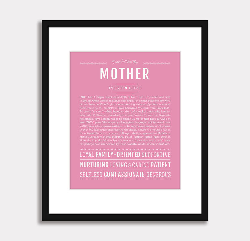 Frame Options | Navy Blue | Black Frame, Matted
