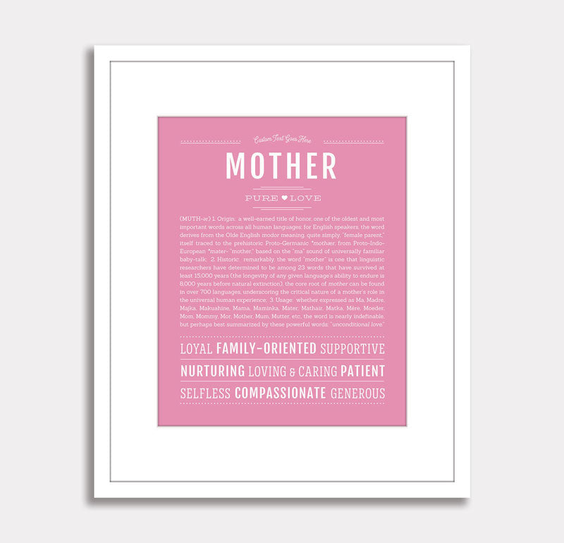 Frame Options | Navy Blue | White Frame, Matted