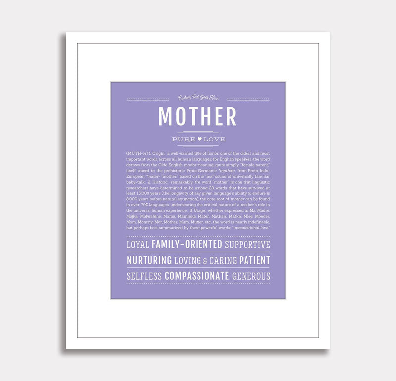 Frame Options | Light Blue | White Frame, Matted