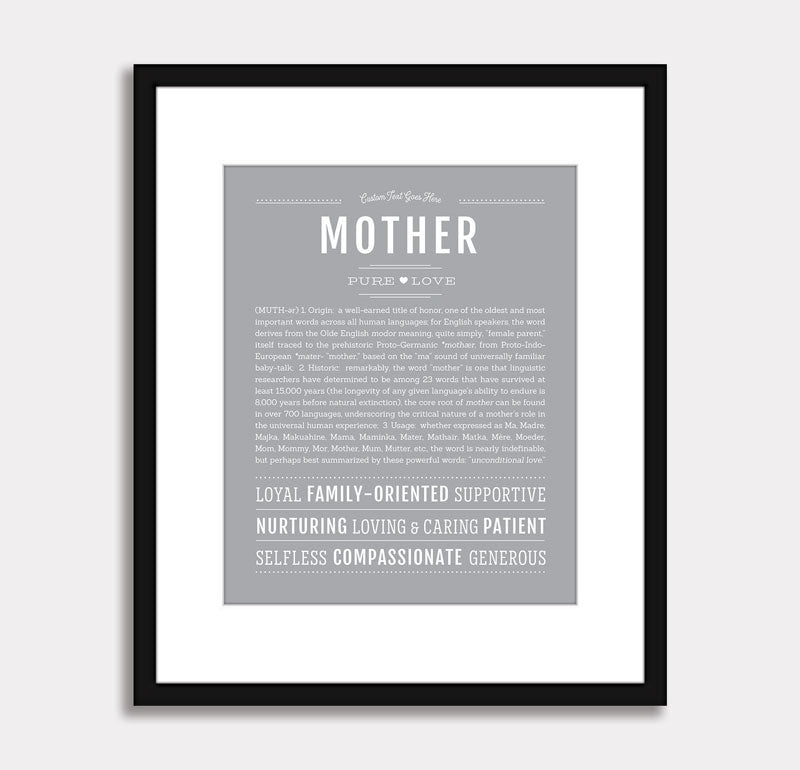 Frame Options | Sage | Black Frame, Matted