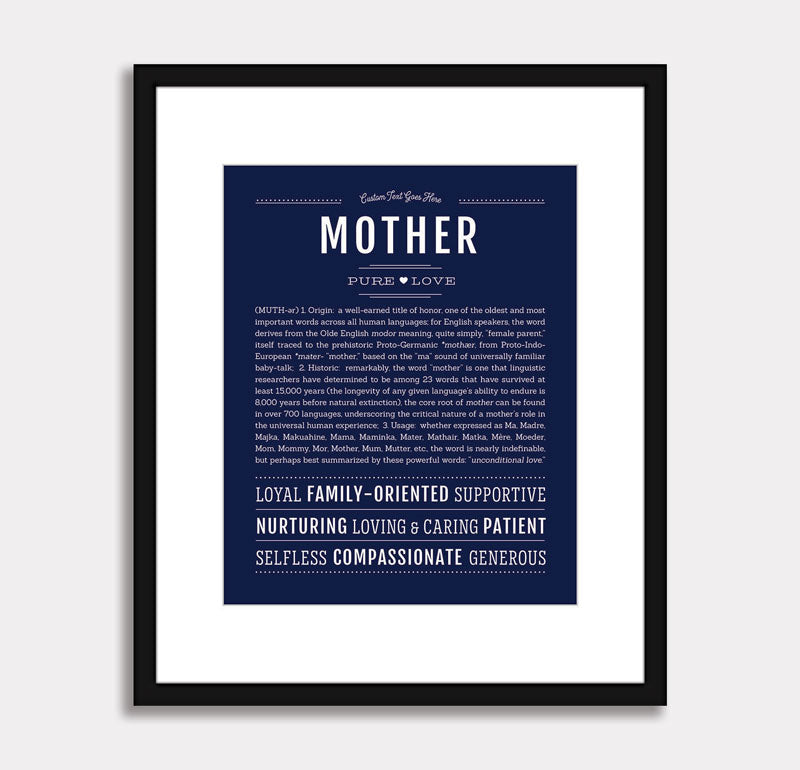 Frame Options | Lavender | Black Frame, Matted
