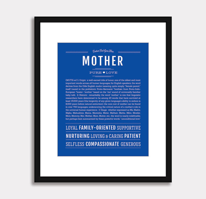 Frame Options | Dark Pink | Black Frame, Matted