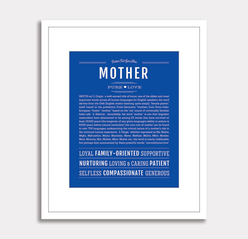 Frame Options | Dark Pink | White Frame, Matted