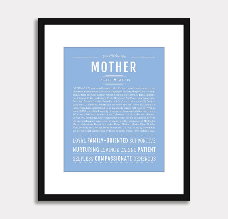 Frame Options | Light Pink | Black Frame, Matted