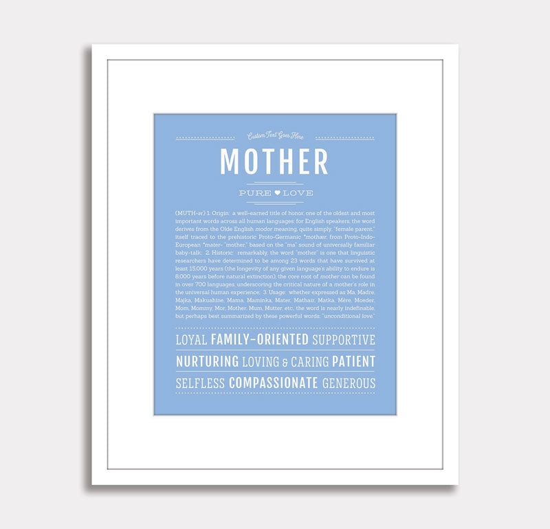 Frame Options | Light Pink | White Frame, Matted