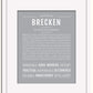 Frame Options | Light Gray | White Frame, Matted