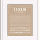 Frame Options | Tan | White Frame, Matted