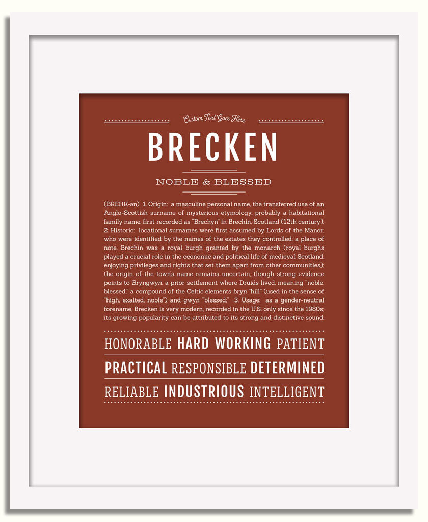 Frame Options | Bordeaux | White Frame, Matted