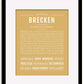 Frame Options | Matte Gold | Black Frame, Matted