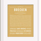 Frame Options | Matte Gold | White Frame, Matted