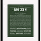 Frame Options | Deep Forest | Black Frame, Matted
