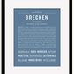 Frame Options | Steele Blue | Black Frame, Matted