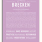 Frame Options | Lilac | No Frame