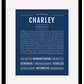 Frame Options | Midnight Blue | Black Frame, Matted