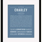 Frame Options | Steele Blue | Black Frame, Matted