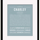 Frame Options | Powder Blue | Black Frame, Matted
