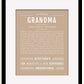 Frame Options | Tan | Black Frame, Matted