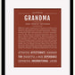 Frame Options | Bordeaux | Black Frame, Matted