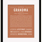Frame Options | Terra Cotta | Black Frame, Matted