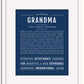 Frame Options | Midnight Blue | White Frame, Matted
