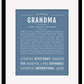 Frame Options | Steele Blue | Black Frame, Matted