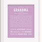 Frame Options | Lilac | White Frame, Matted