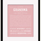 Frame Options | Dusty Rose | Black Frame, Matted