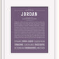 Frame Options | Deep Purple | White Frame, Matted