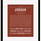 Frame Options | Bordeaux | Black Frame, Matted
