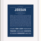 Frame Options | Midnight Blue | White Frame, Matted