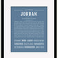 Frame Options | Steele Blue | Black Frame, Matted