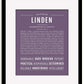 Frame Options | Deep Purple | Black Frame, Matted