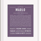 Frame Options | Deep Purple | White Frame, Matted