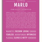 Frame Options | Dark Pink | No Frame