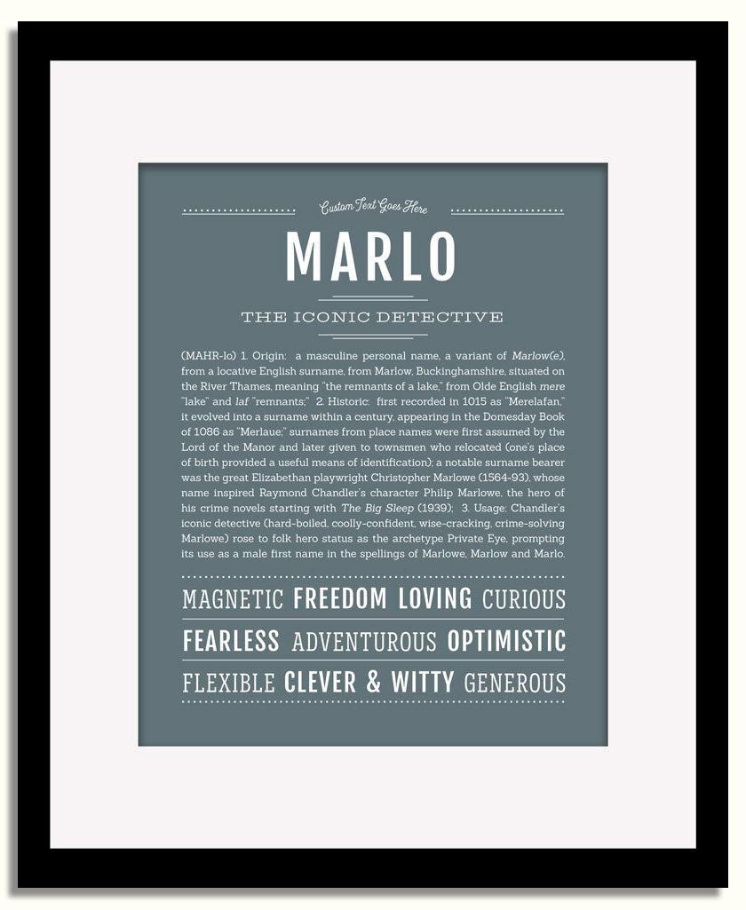 Frame Options | Night Rendezvous | Black Frame, Matted