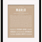 Frame Options | Tan | Black Frame, Matted