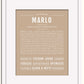 Frame Options | Tan | White Frame, Matted