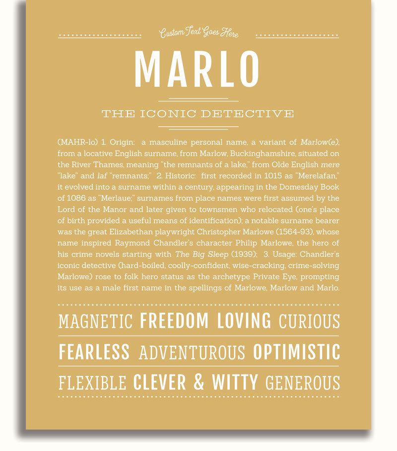 Frame Options | Matte Gold | No Frame