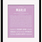 Frame Options | Lilac | Black Frame, Matted